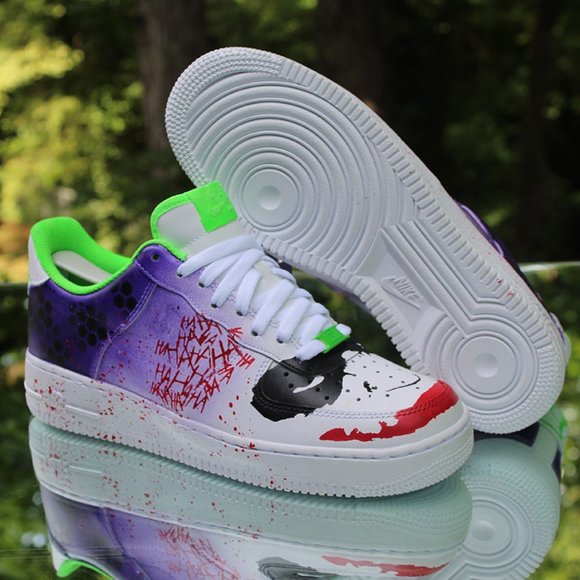 Nike Air Force 1 Low Joker Custom Men’s Size 8.5 - Picture 7 of 16